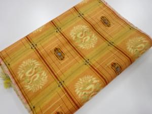 アンティーク　正絹　紬　着尺反物